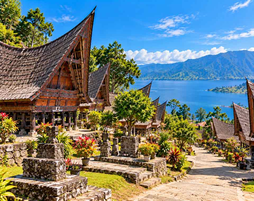 Huta Tinggi Pulau Samosir