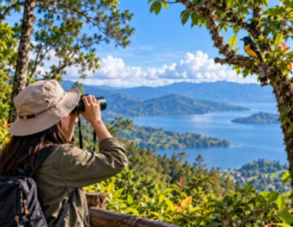 Bird Watching di Taman Simalem Resort, Wisata Alam Danau Toba
