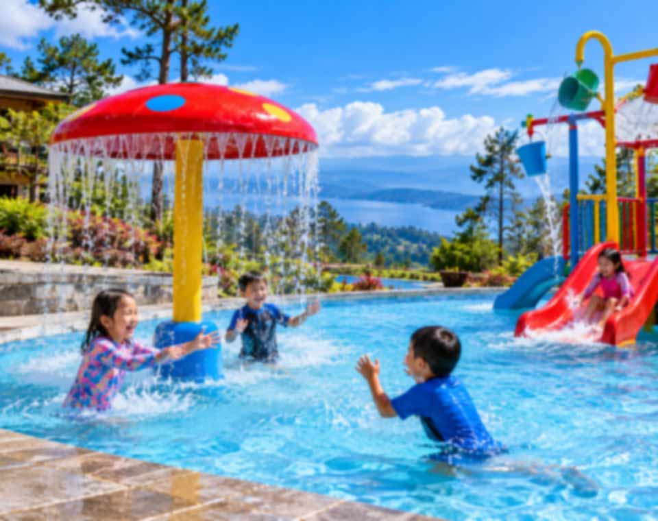 Kids Dipping pool Taman Simalem Resort